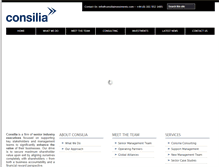 Tablet Screenshot of consiliainvestments.com